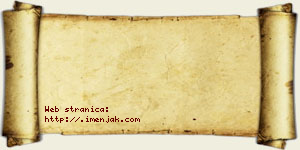 LJubinka Jazački vizit kartica